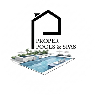 Proper Pools & Spas logo